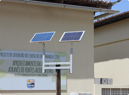 Gerando Energia Limpa: Usina solar fotovoltaica e protótipo de energia eólica